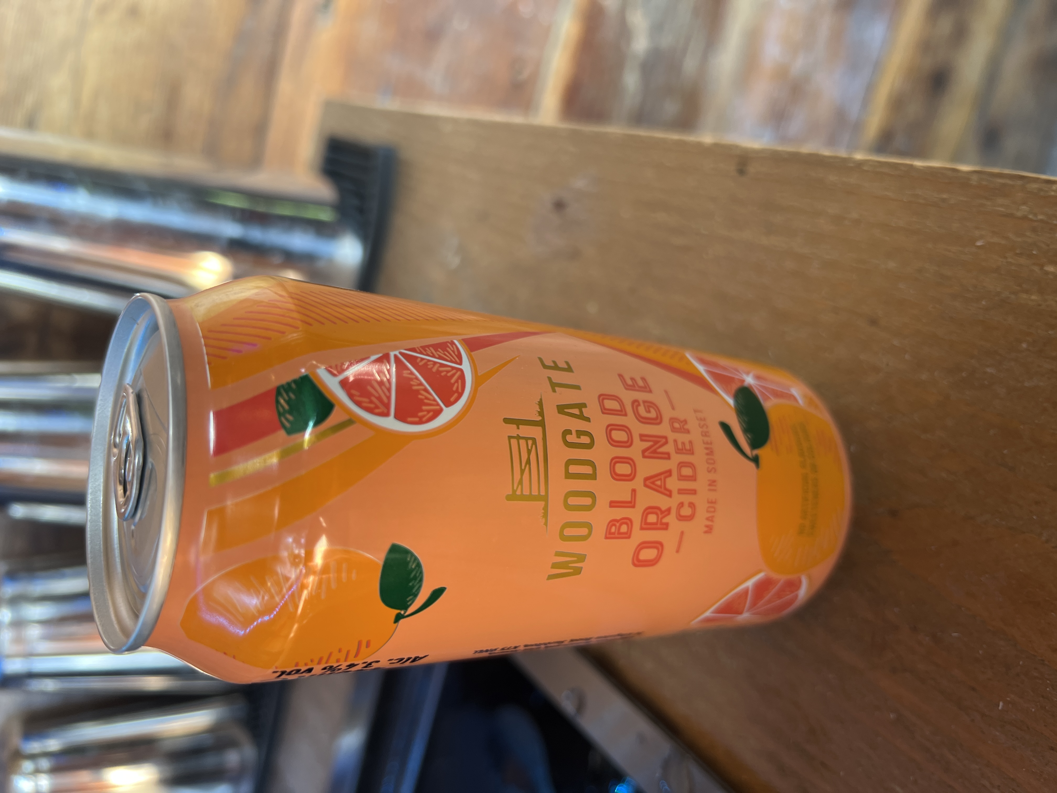 Wood gate blood orange cider